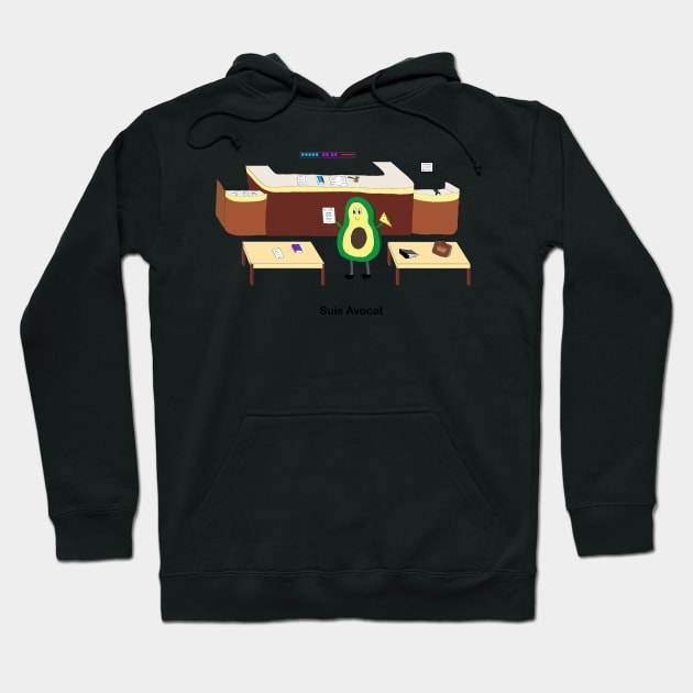 Suis Avocat (Attorney at Law) Hoodie by kinetic-passion